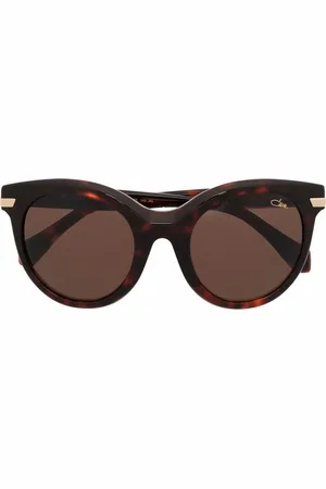 Cazal Lentes de sol con armazón redonda