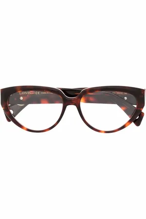 Lanvin Lentes con efecto de carey