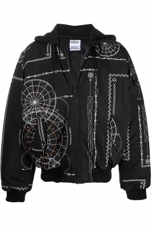 MARCELO BURLON Chamarra bomber con estampado Astral