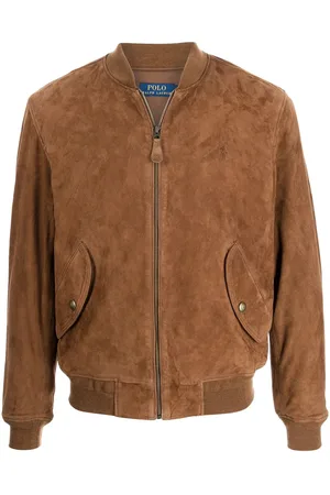 Ralph Lauren Chamarra bomber de gamuza
