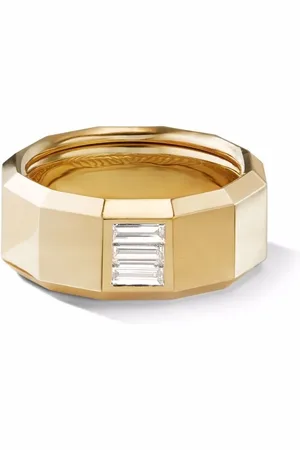 David Yurman Anillo Faceted en oro amarillo de 18kt con diamantes de 10mm