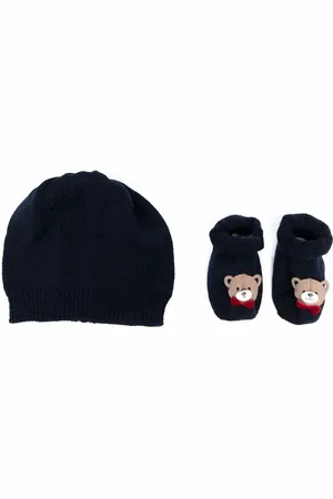 La Perla Conjunto de guantes y gorro con moivo de oso