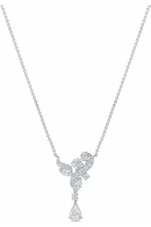 De Beers Collar Adonis Rose en oro blanco de 18kt con dije de diamante