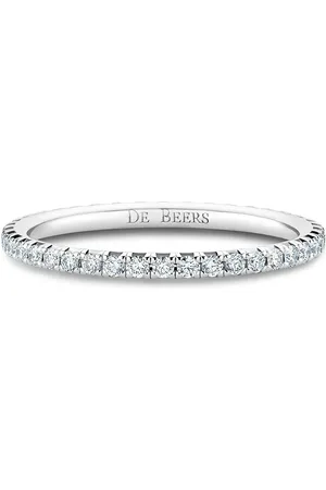 De Beers Anillo Aura Eternity en oro blanco de 18kt con diamantes