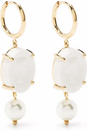 Simone Rocha Aretes con dije de porcelana