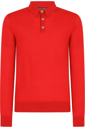 Dolce & Gabbana Playera tipo polo de cachemira