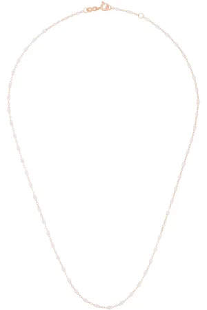 GIGI CLOZEAU Collar de cadena con cuentas en oro de 18 kt