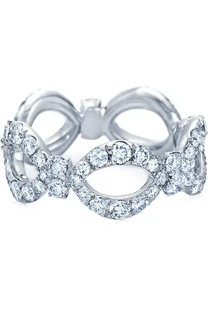 Kwiat Anillo Jasmine en oro de 18kt con diamantes