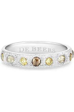 De Beers Anillo Talisman en oro blanco de 18kt con diamantes