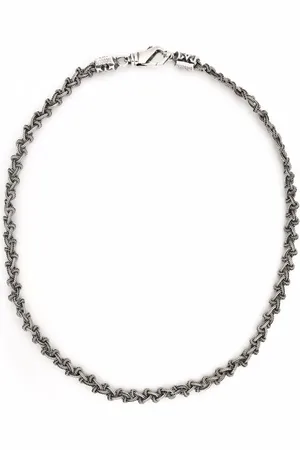 EMANUELE BICOCCHI Collar con diseño trenzado