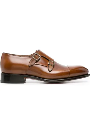 santoni Zapatos monk con dos hebillas