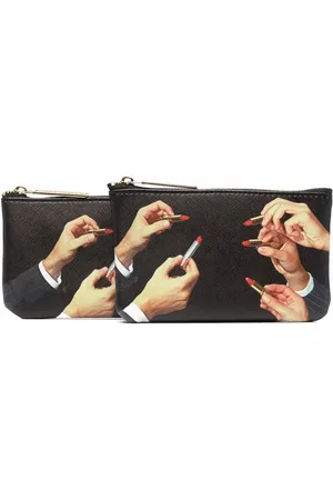SELETTI Cartera con estampado gráfico