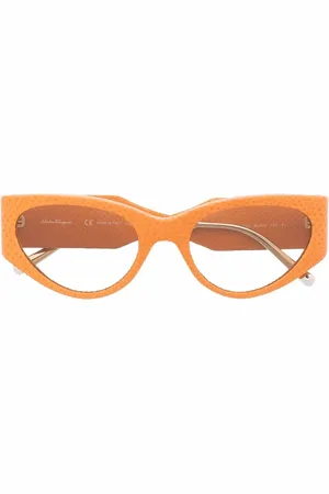 Salvatore Ferragamo Lentes de sol con armazón cat eye