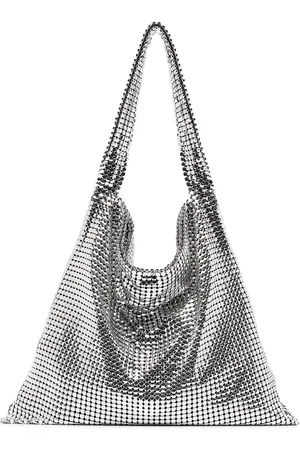 Paco rabanne Tote con efecto cota de malla
