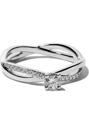 De Beers Platinum My First De Beers Infinity solitaire diamond ring