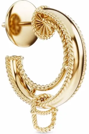 Dolce & Gabbana Arracadas Alphabet en oro amarillo de 18kt