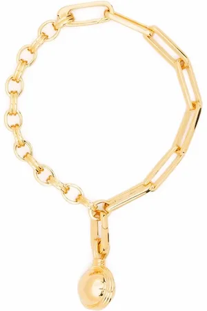 Missoma Pulsera de cadena con detalle de esfera