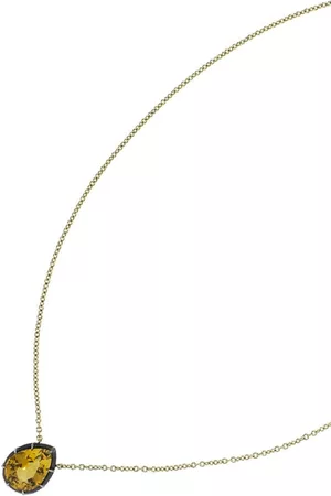 Fred Leighton Collar con dije en forma de lágrima en oro de 18kt