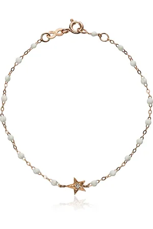 GIGI CLOZEAU 18kt rose gold star diamond and rose gold bracelet