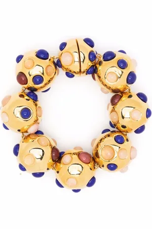 Jil Sander Pulsera con dos piedras
