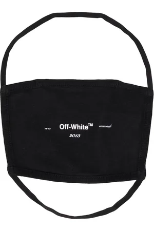 OFF-WHITE Cubrebocas con logo estampado