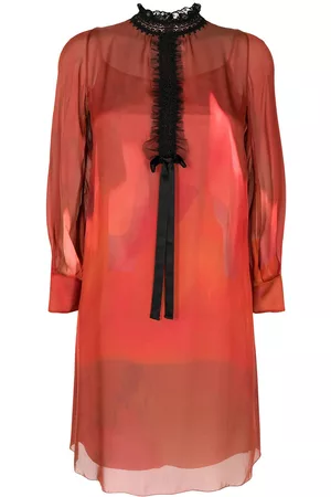 SHIATZY CHEN Vestido recto manga larga