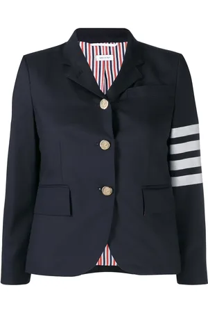 Thom Browne Blazer tejido con detalle de cuatro rayas