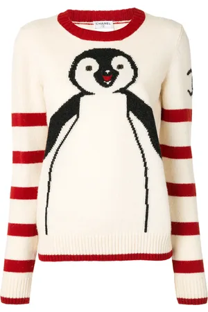 CHANEL Suéter tejido Penguin 2007