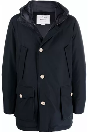 Woolrich Abrigo capitonado con capucha y botones
