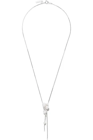 Tasaki Collar en oro blanco de 18kt con diamantes y perlas de Akoya