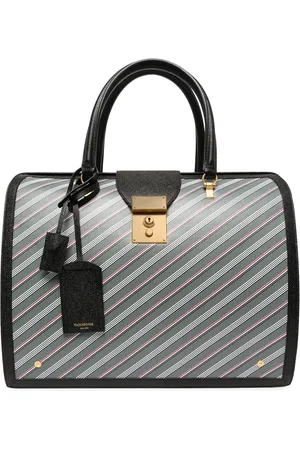 Thom Browne Maletín con rayas diagonales