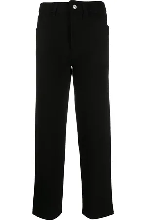 Barrie Pantalones tejidos con tiro alto