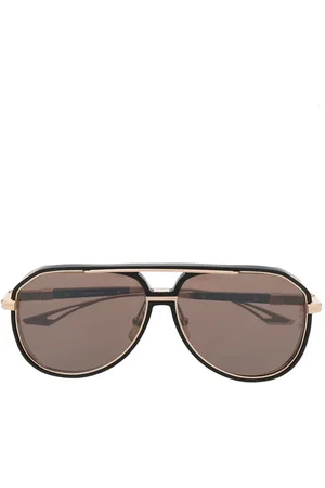 DITA EYEWEAR Lentes de sol oversize con armazón estilo piloto