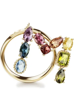 Dolce & Gabbana Anillo Rainbow Alphabet M en oro amarillo de 18kt