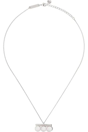 Tasaki Collar Balance Neo en oro blanco de 18kt con diamantes en pavé