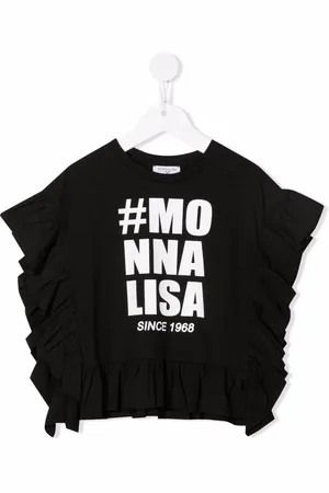 MONNALISA Playera con logo estampado