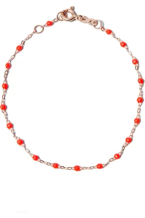 GIGI CLOZEAU Pulsera en oro rosa de 18kt con mostacillas