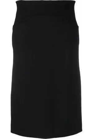 Moschino Falda recta con tiro alto 1990