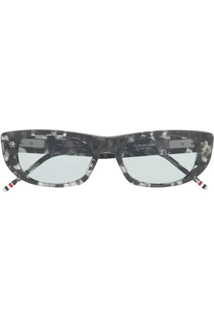 Thom Browne Lentes de sol con armazón con efecto carey