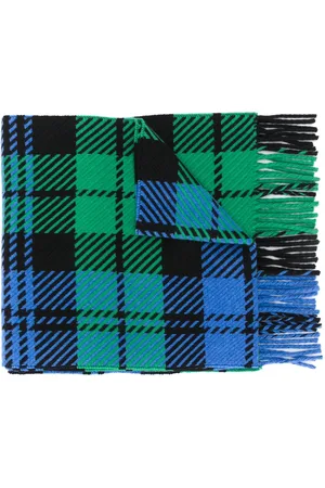 MACKINTOSH Bufanda a cuadros con flecos