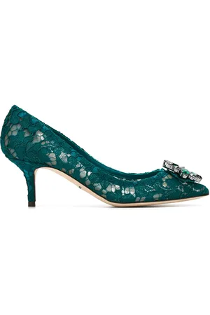 Dolce & Gabbana Lace pumps with crystals