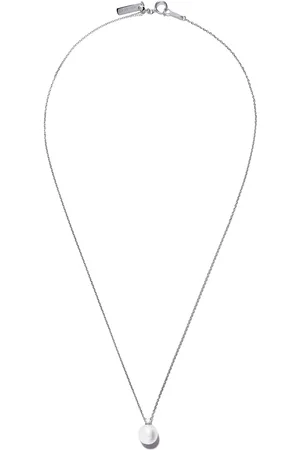 Tasaki Collar Basic Akoya en oro blanco de 18kt con diamante y perla