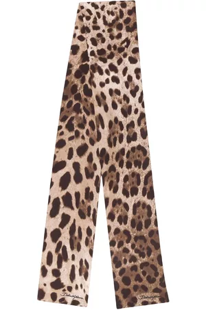 Dolce & Gabbana Corbata con motivo de leopardo