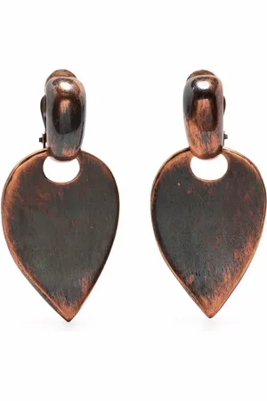 Saint Laurent Aretes de clip 1990