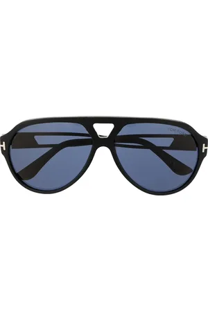 Tom Ford Lentes de sol con armazón estilo piloto