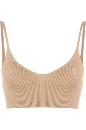 Cashmere In Love Top tejido de canalé corto