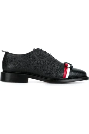 Thom Browne Zapatos con agujetas y detalle de rayas
