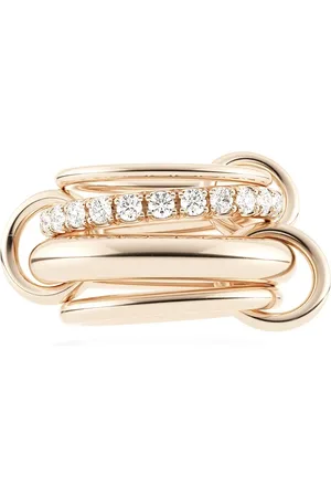 SPINELLI KILCOLLIN Anillo Luna Rose en oro rosa de 18kt con diamantes