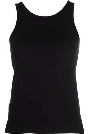 YOHJI YAMAMOTO Top con agujetas en la espalda