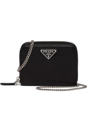 Prada Tarjetero de piel saffiano